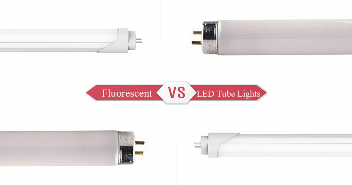 Modern Led Lights LED Tubes vs. Fluorescent Lights