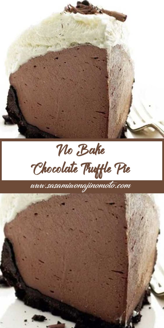 No Bake Chocolate Truffle Pie Just Easy Recipe