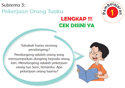 Subtema 3 Pekerjaan Orang tuaku KELAS 5 TEMA 5 www.simplenews.me