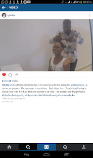 Olajumoke Resurfaces, Working On A New Project With Ty Bello (Photos)