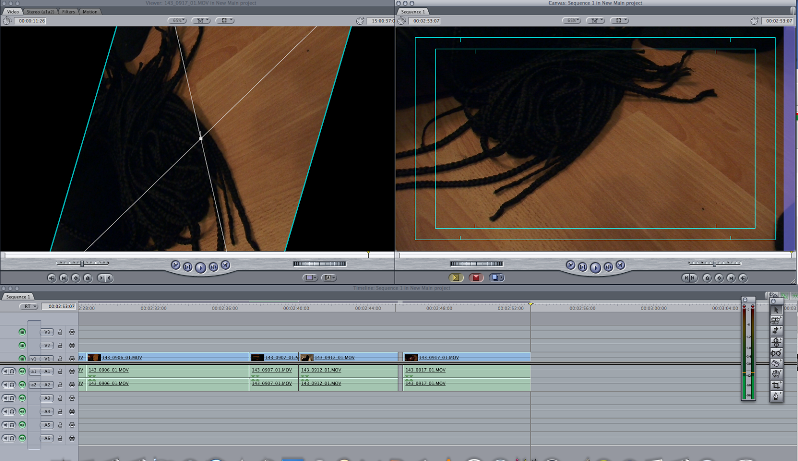 Group 33 First stages of editing