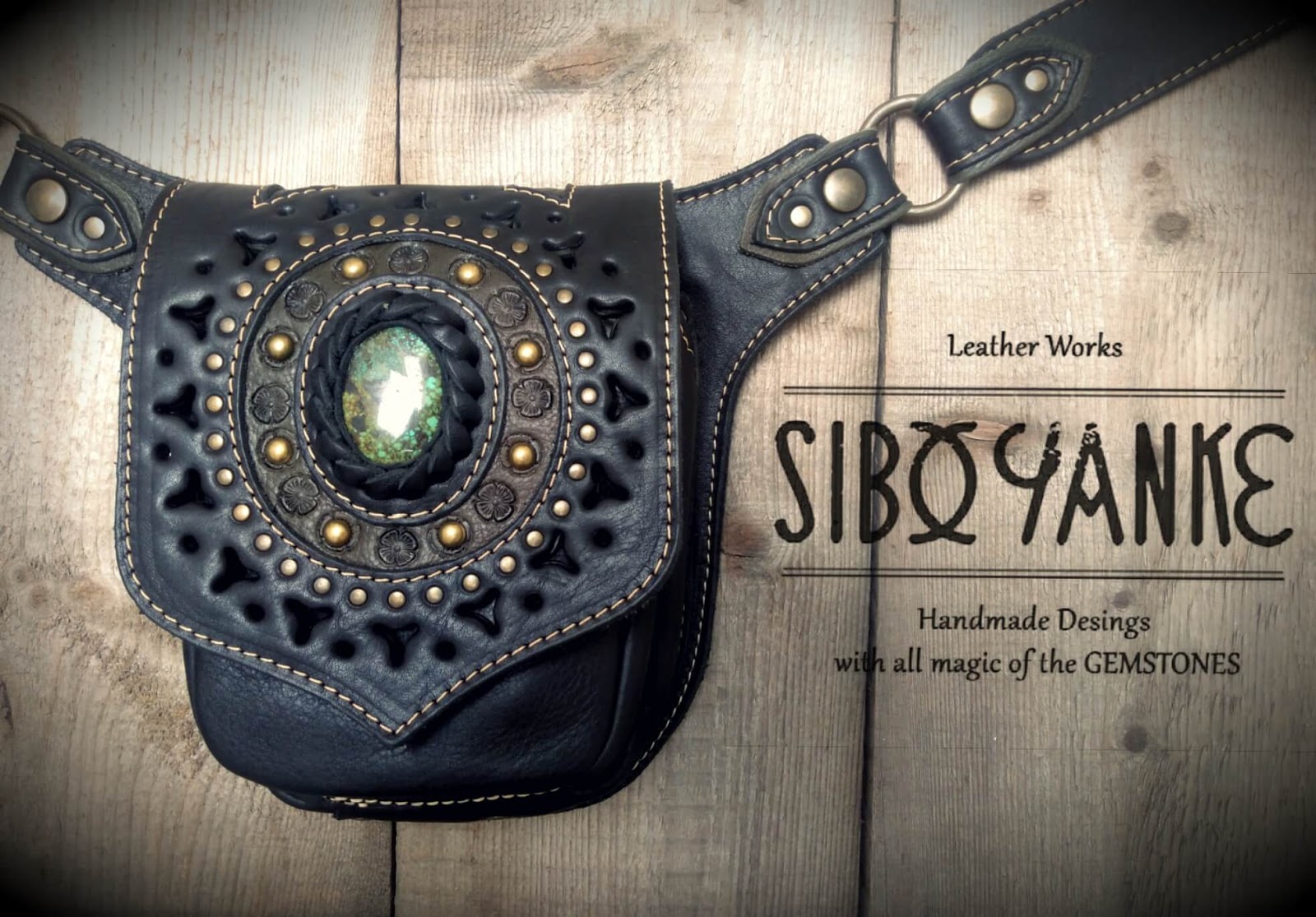 SIBO YANKE BLOG • Leather Utility Belt Festival Belt Hip Belts with