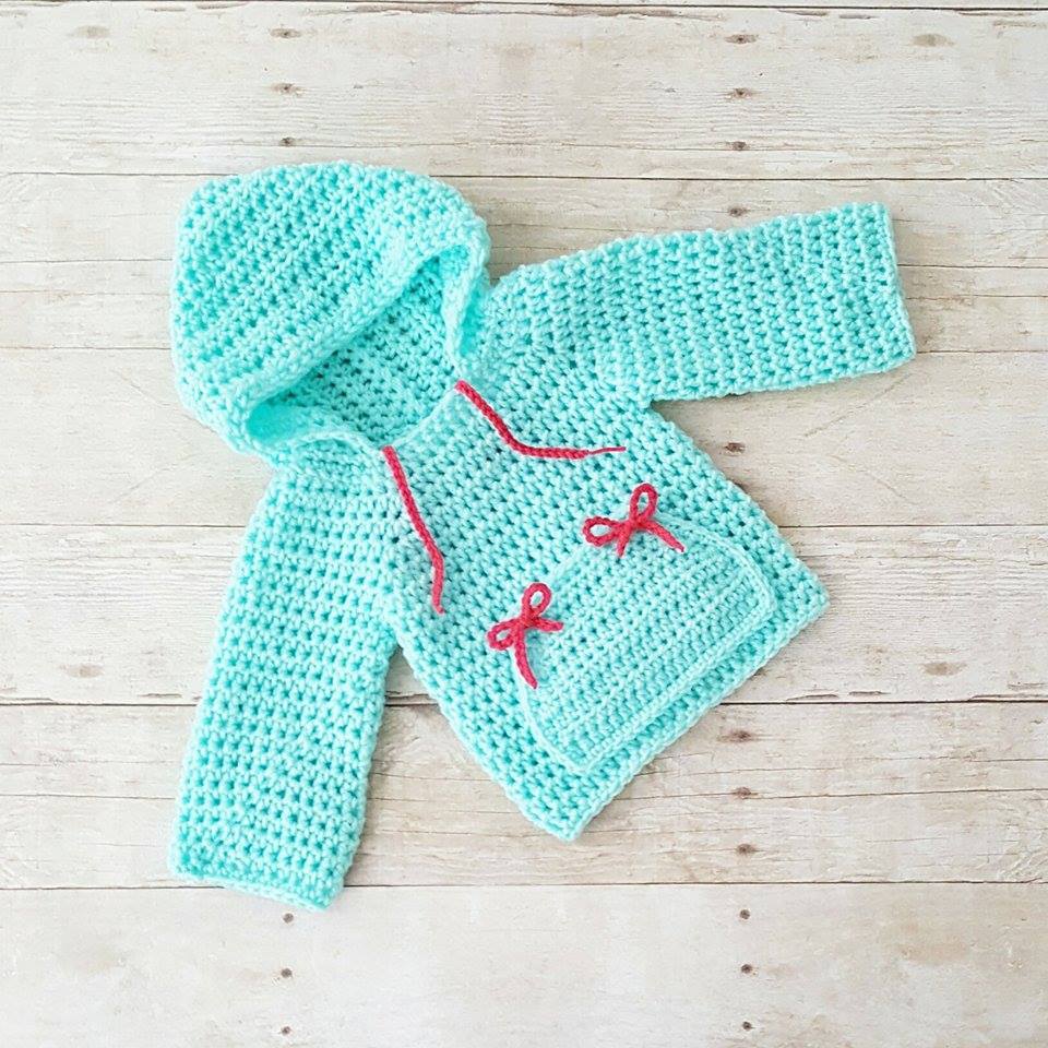 Crochet Baby Boy Hooded Sweater Pattern Ovie Media