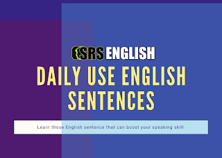 daily use english sentences