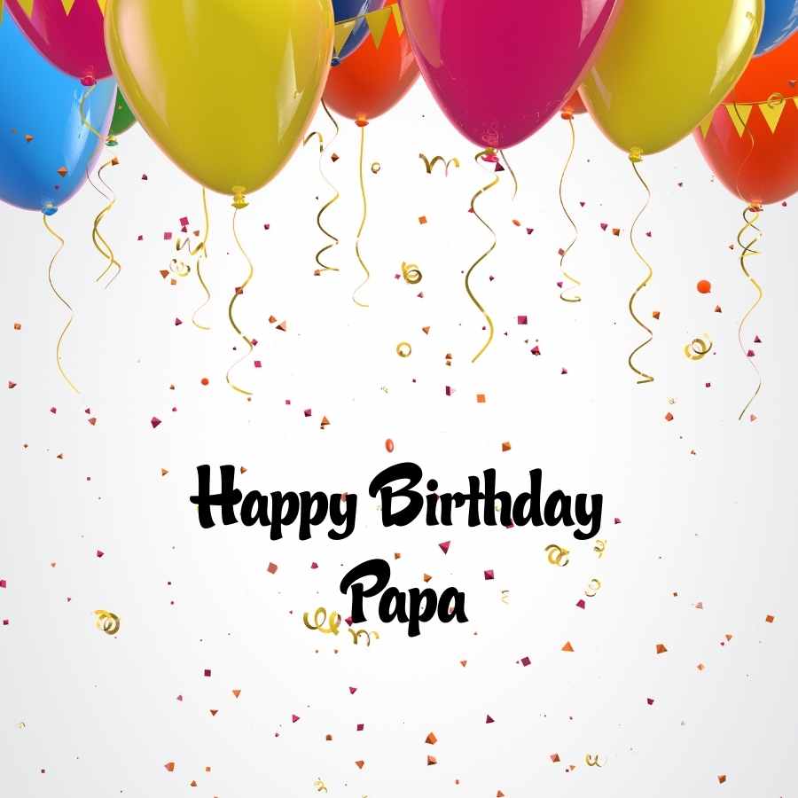 happy birthday papa images in hindi