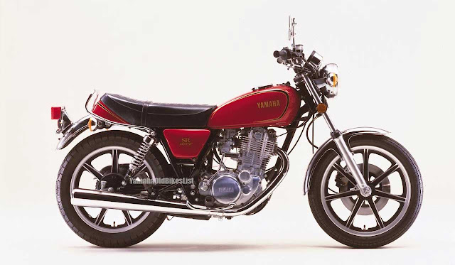 1970s Yamaha SR400 casting wheel