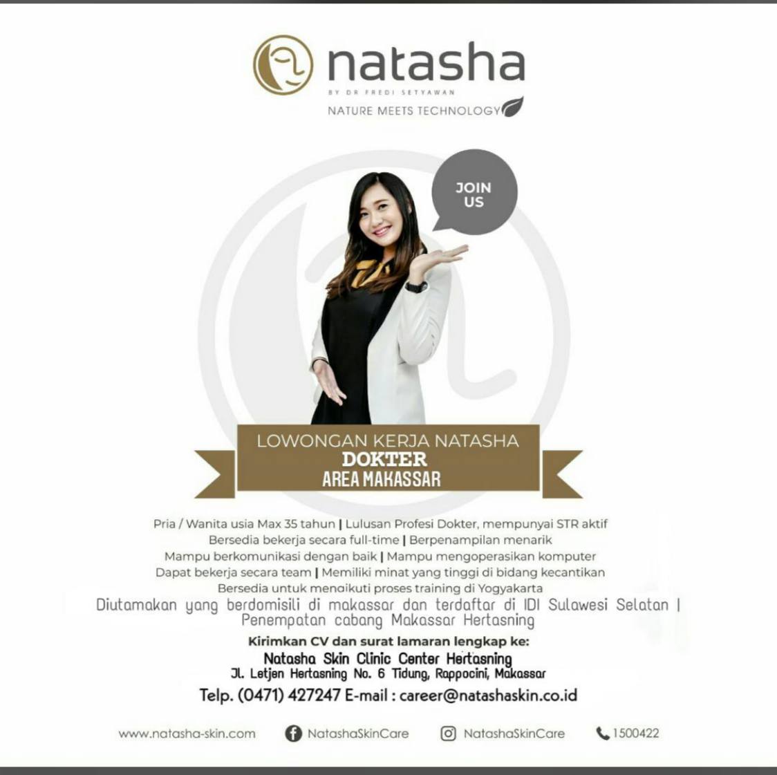 Loker Dokter Natasha Makassar