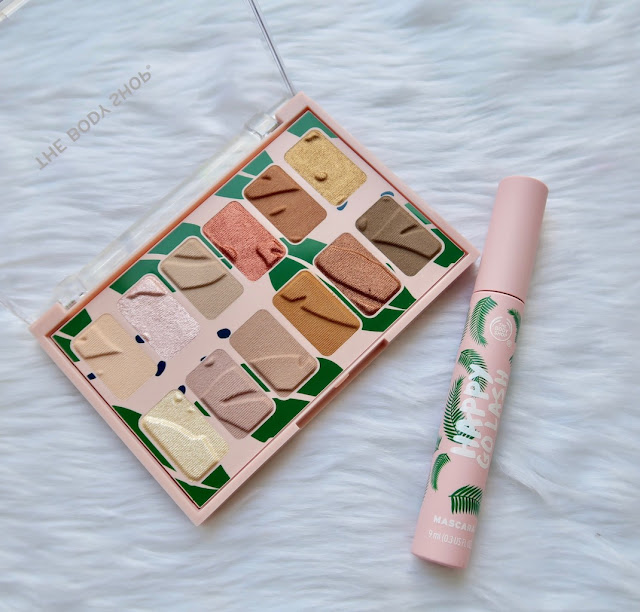 The Body Shop Own Your Naturals Eyeshadow Palette and Happy Go Lash