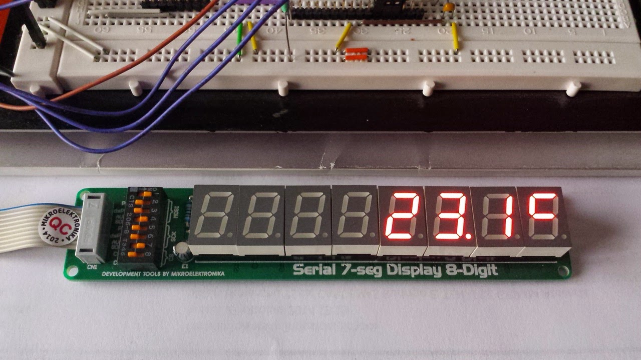 Electronic Experiments: DS1307 [ RTC with Set Functions] & DS18B20