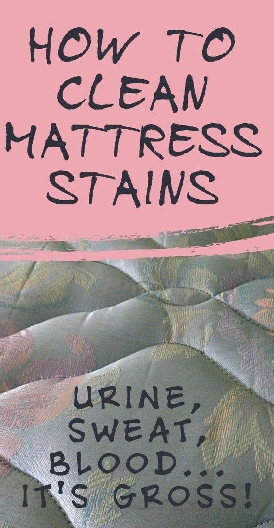 How To Remove Pee and Sweat Stains From Your Mattress wellness days