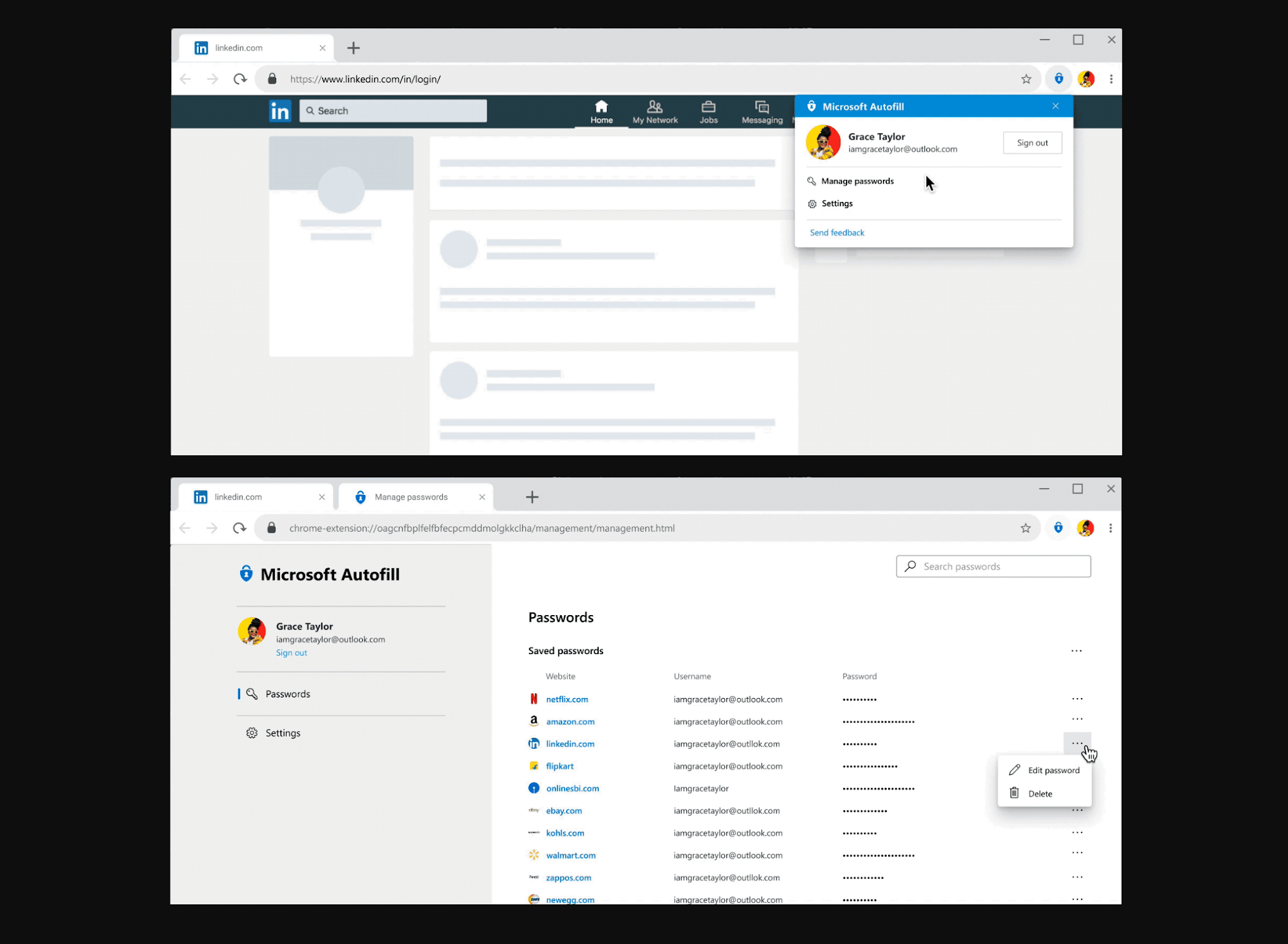 Microsoft Edge Autofill Microsoft Edge Autofill