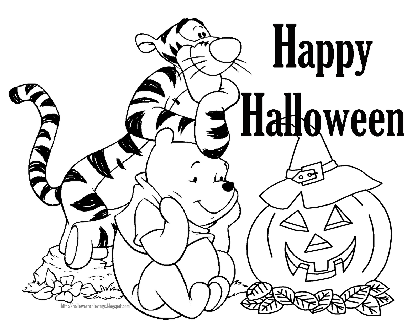 Top 10 Disney Halloween Coloring Pages