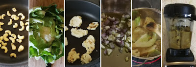 Zubereitung Schnelle Blumenkohlsuppe mit Cashewkernen Zubereitung Schnelle Blumenkohlsuppe mit Cashewkernen