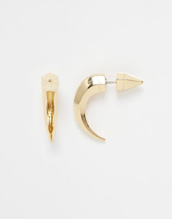 Statement Angled Horn Swing Earrings Asos Jackets