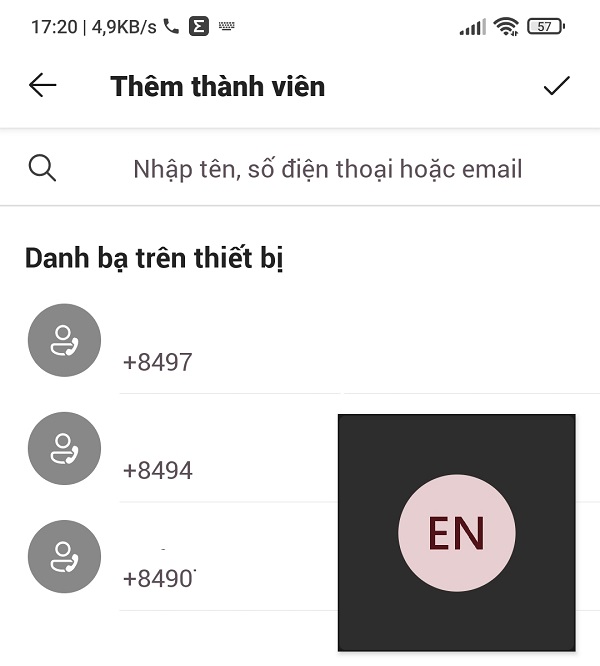 thêm người vào cuộc họp trên Microsoft Teams 1