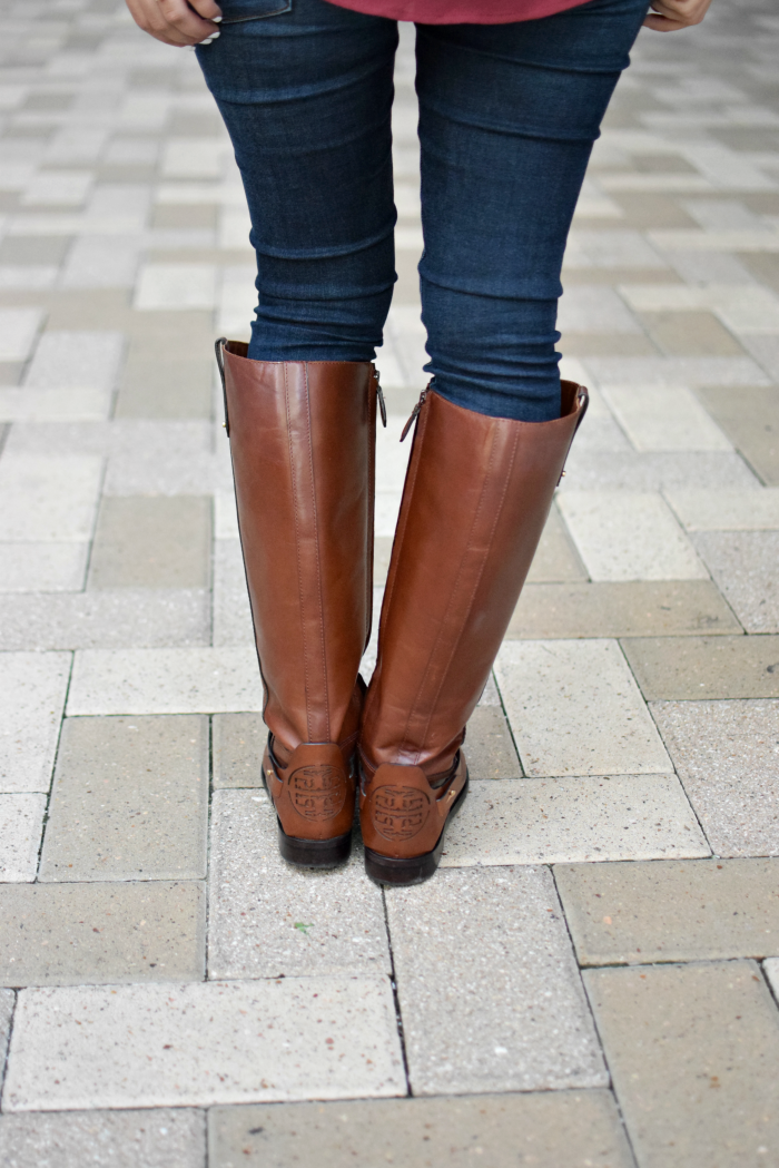 Styled In Sequins: Tory Burch Riding Boots + The Perfect Fall Tunic