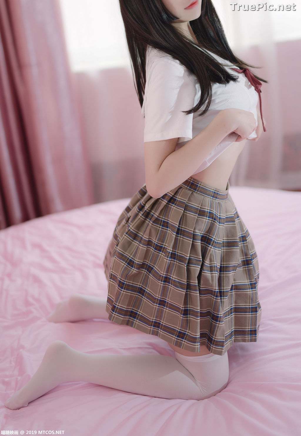 Image [MTCos] 喵糖映画 Vol.034 – Chinese Cute Model - Schoolgirl Uniform - TruePic.net - Picture-26