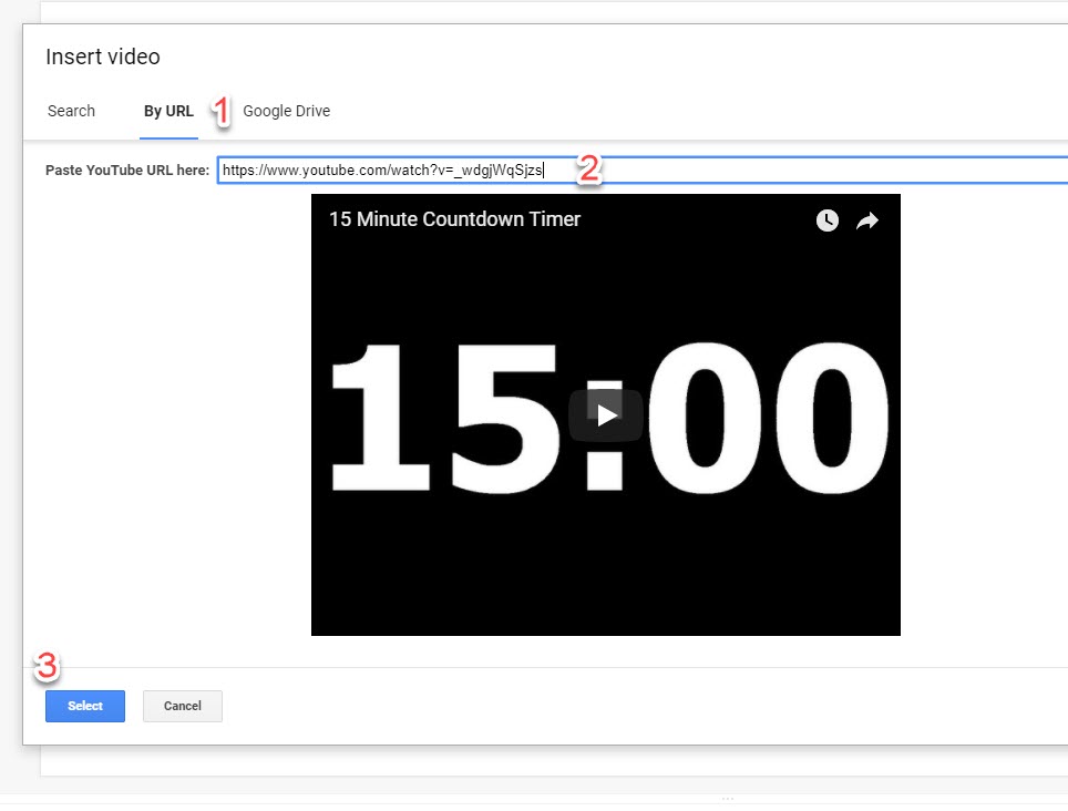15 minute timer google