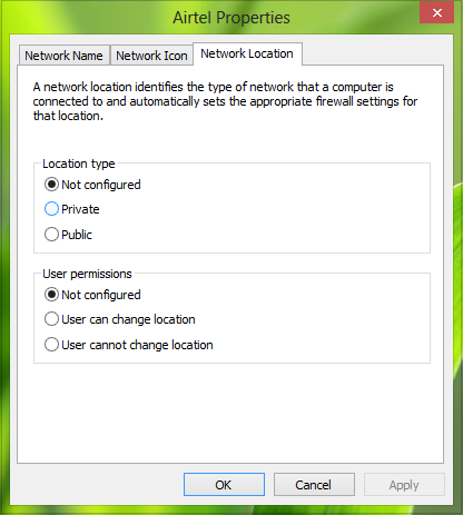 Изменение статуса сети в Windows 8-5