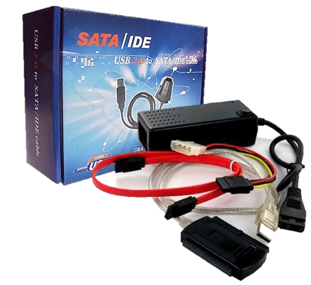 Coisas Uteis: Conjunto cabos USB SATA/IDE