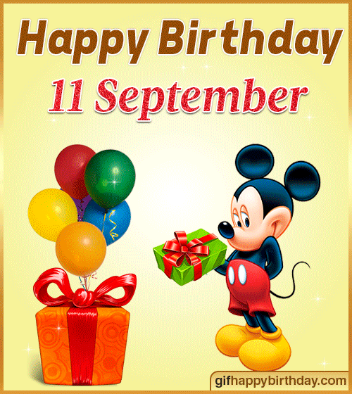 11 september happy birthday mickey mouse 11 september happy birthday mickey mouse