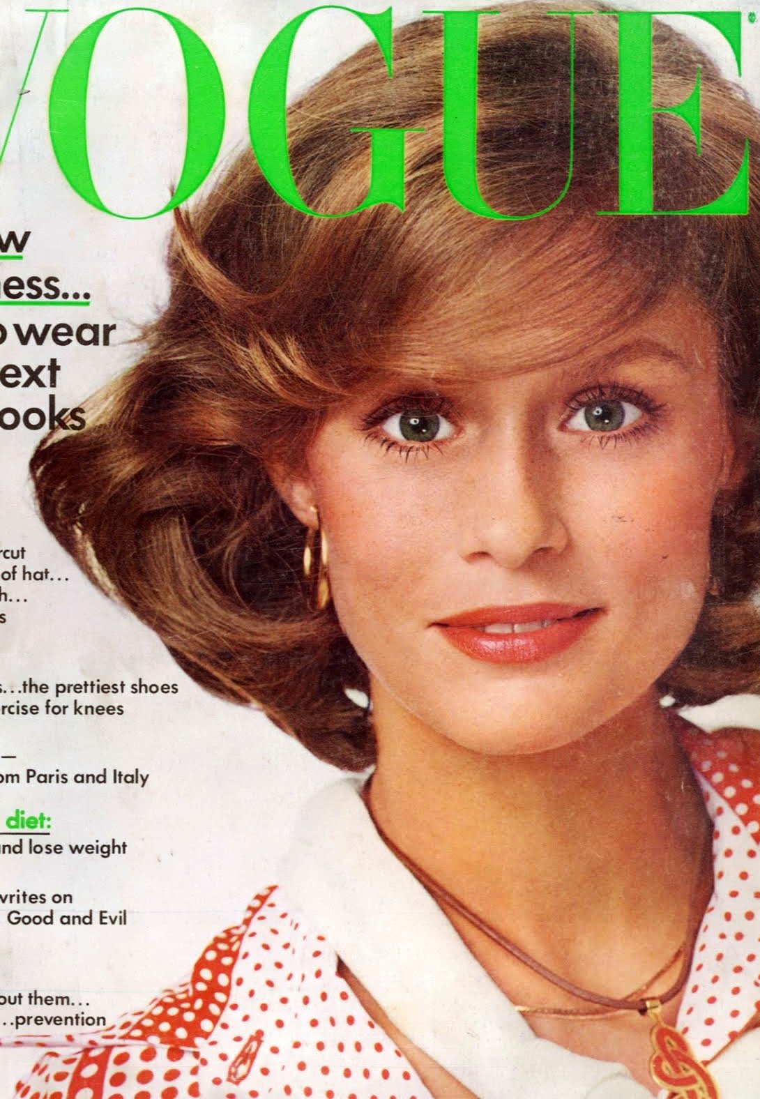 Magazines Update: Vogue US January 1973 Lauren Hutton