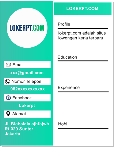 Cara Membuat Cv Sederhana Menggunakan Coreldraw Terbaru 2021