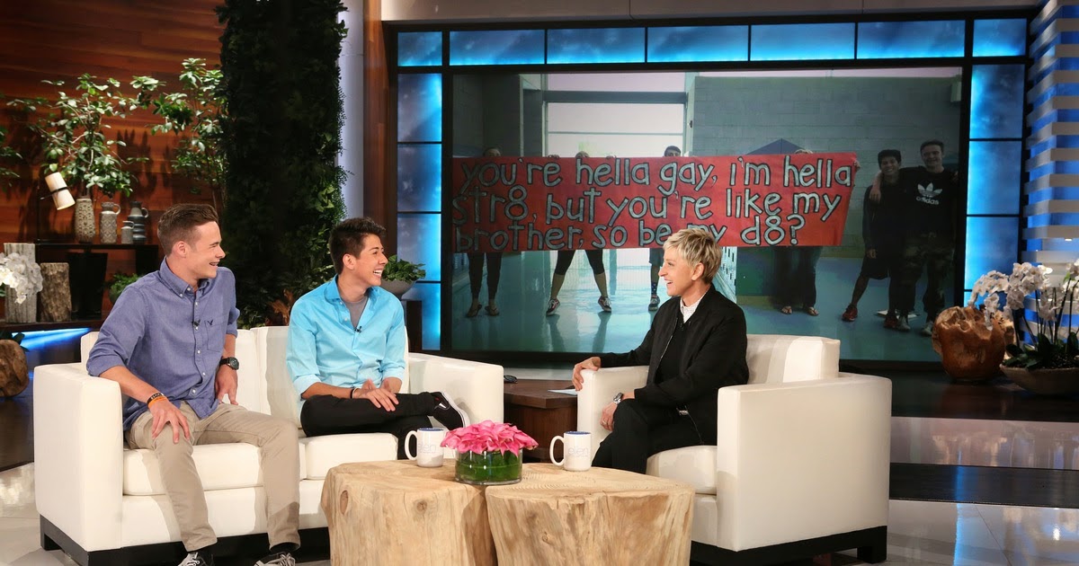 Ben Aquila S Blog Awesome Prom Date In The Ellen