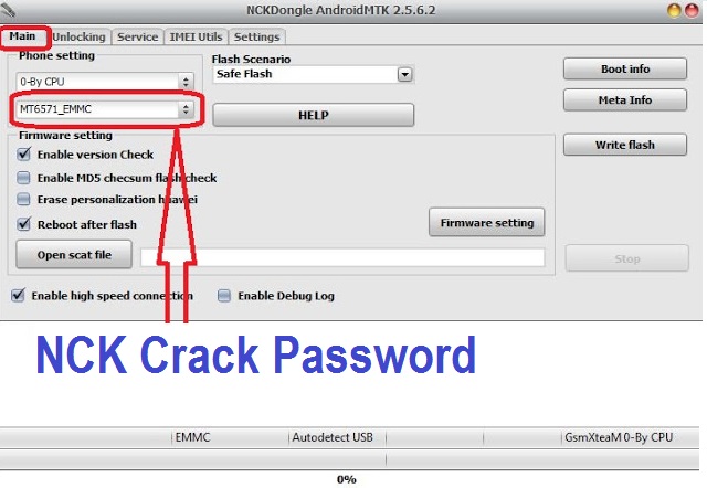 Get the NCK Dongle crack file password