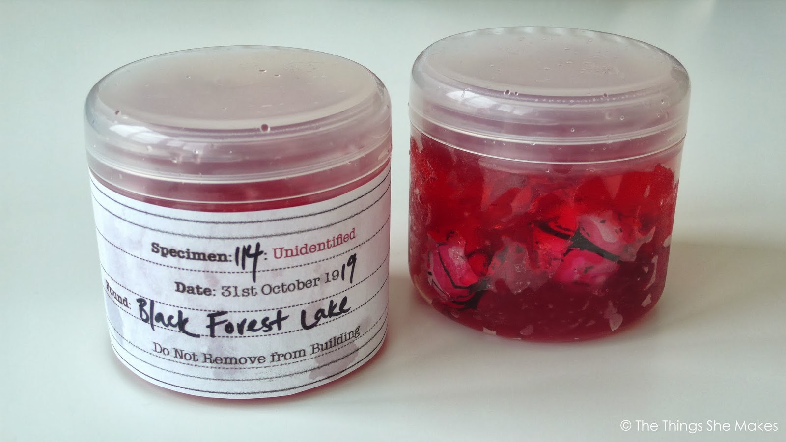 Halloween Specimen Jelly Jars The Things She Makes