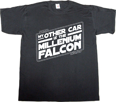 fun star wars millenium falcon t-shirt ephemeral-t-shirts
