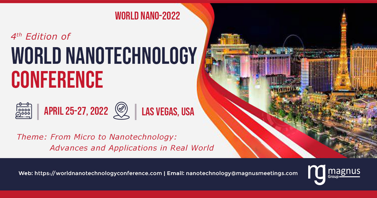 8th Edition of World Nanotechnology Conference World Nano 2022