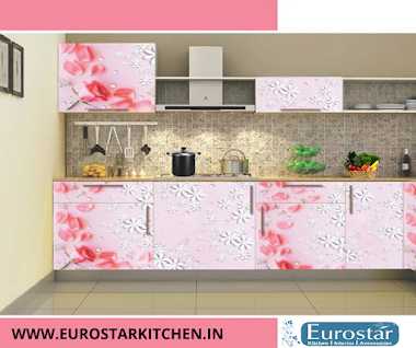 Digital print ModularKitchen design By eurostarkitchens