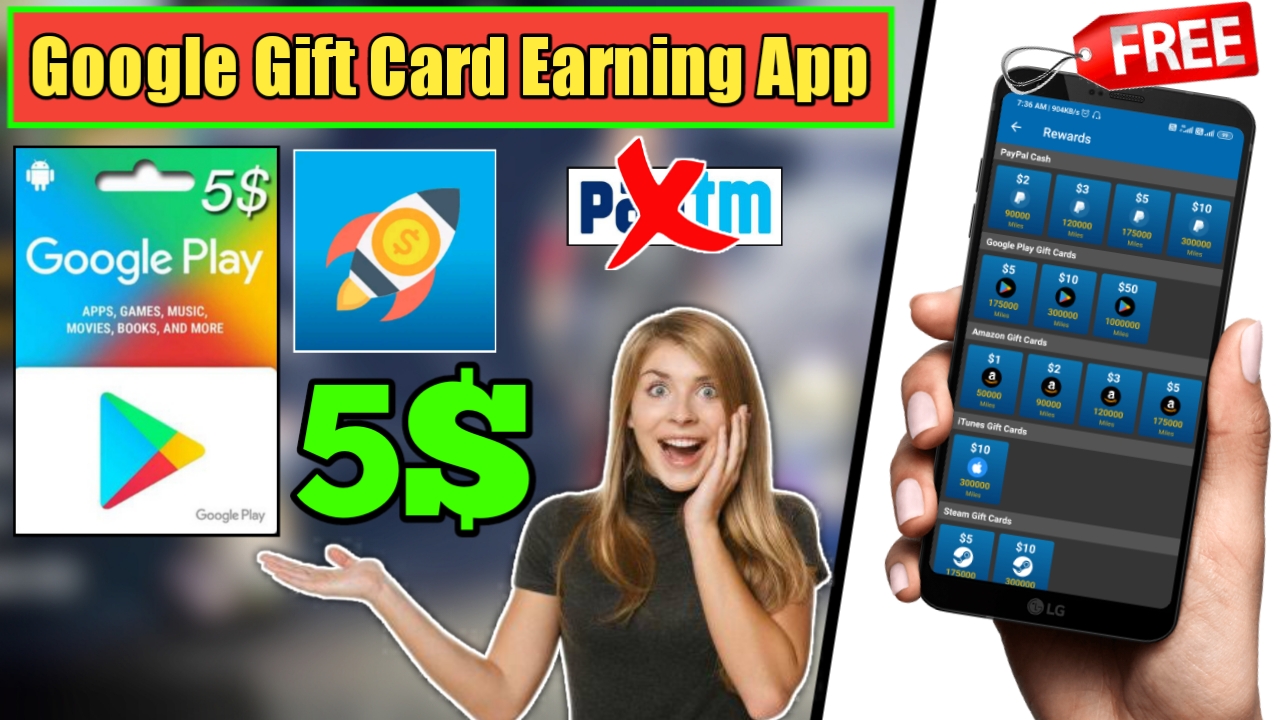 How to Earn Google Play Gift Card without Paytm