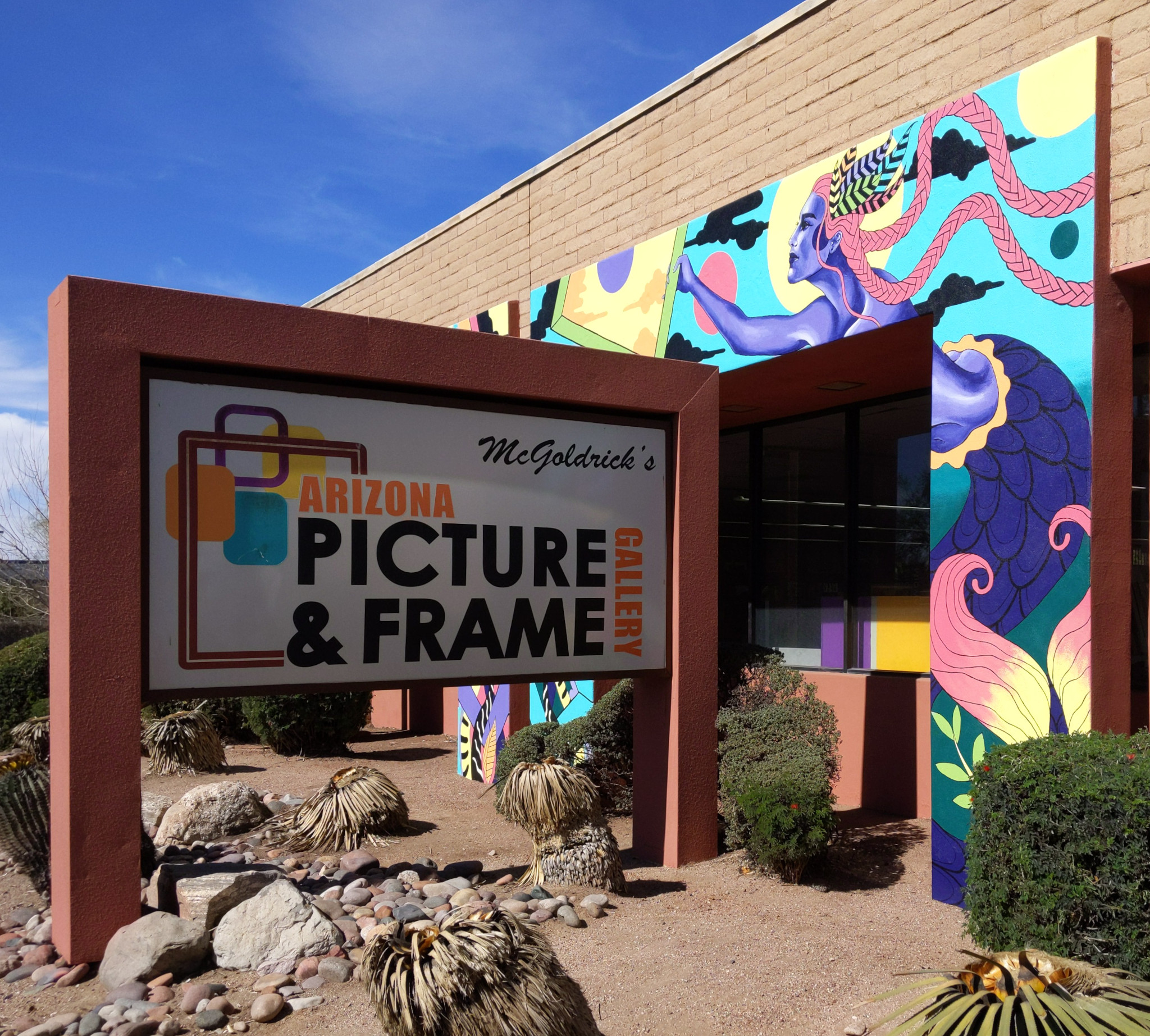 The Tucson Murals Project Arizona Picture & Frame, south side