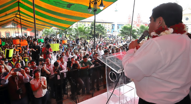 Promete Miguel Barbosa recorrer los 217 municipios como gobernador