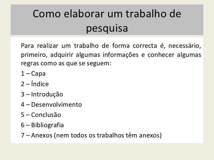 Como fazer um resumo de trabalho de faculdade