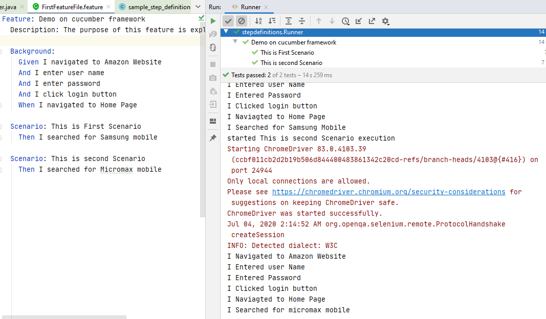 Keep Learning What is cucumber background keyword