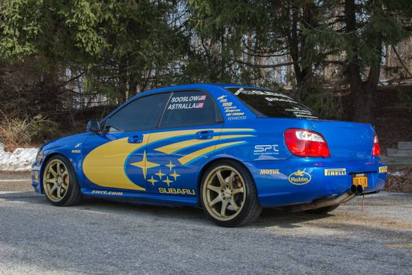 2005 Subaru WRX Sti in World Rally Blue Auto Restorationice