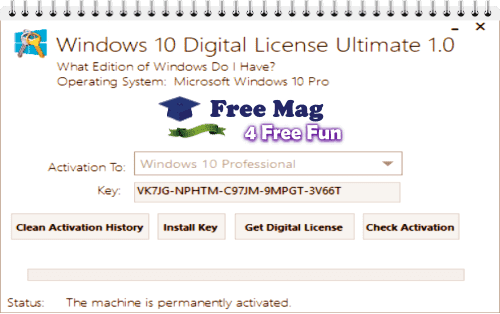 windows 10 digital license key