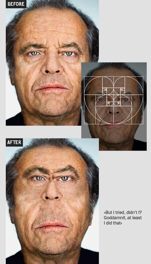 06-Jack-Nicholson-Igor-Kochmala-Plastic-Surgery-using-the Fibonacci-Sequence-www-designstack-co