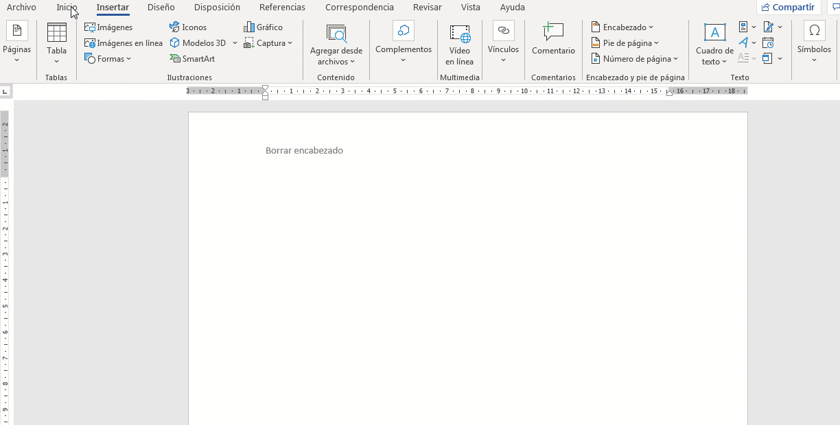 Remover encabezado EDUBLOG DE INSTRUCTOR CHABLE