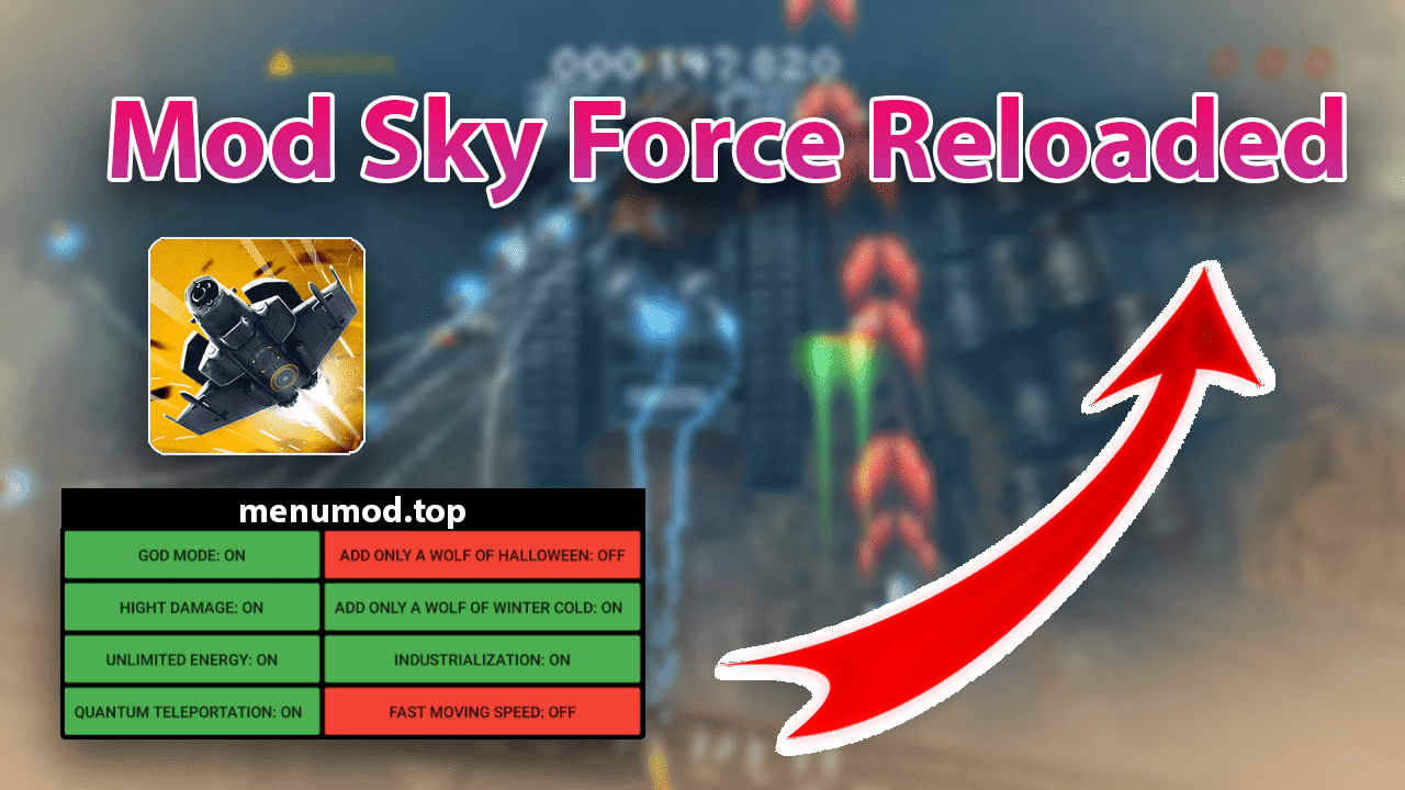 Menu Mod Sky Force Reloaded Cập nhật Mới Nhất Vàng