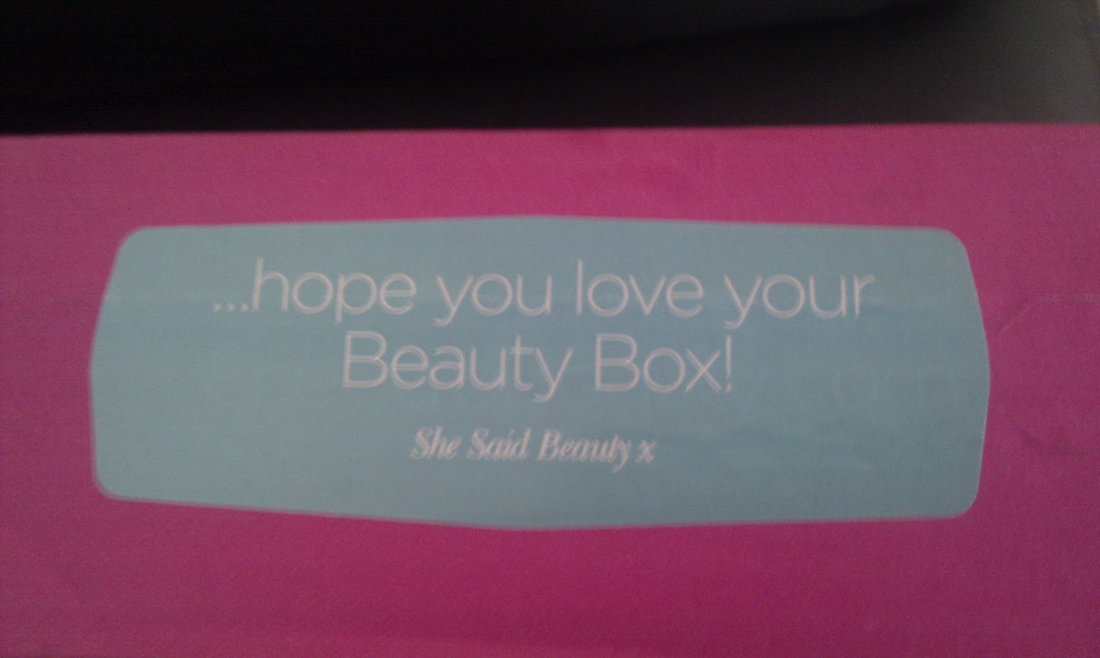 She Said Beauty June Box