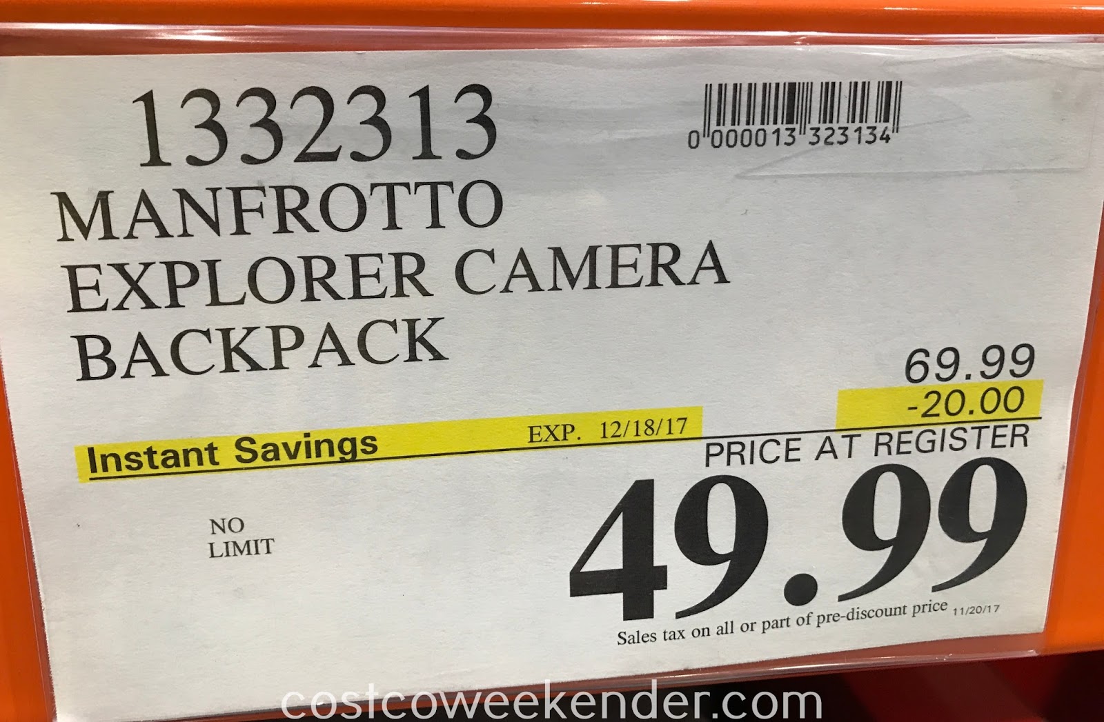 costco camera backpack