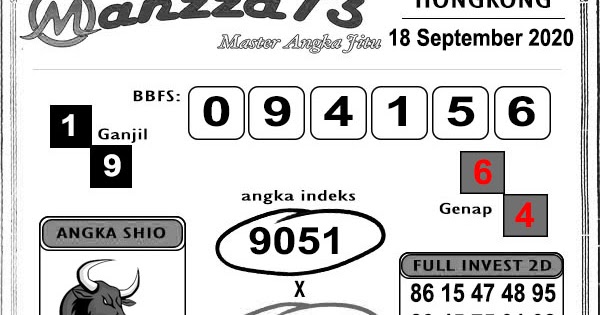 Syair Togel Jumat 18 September 2020