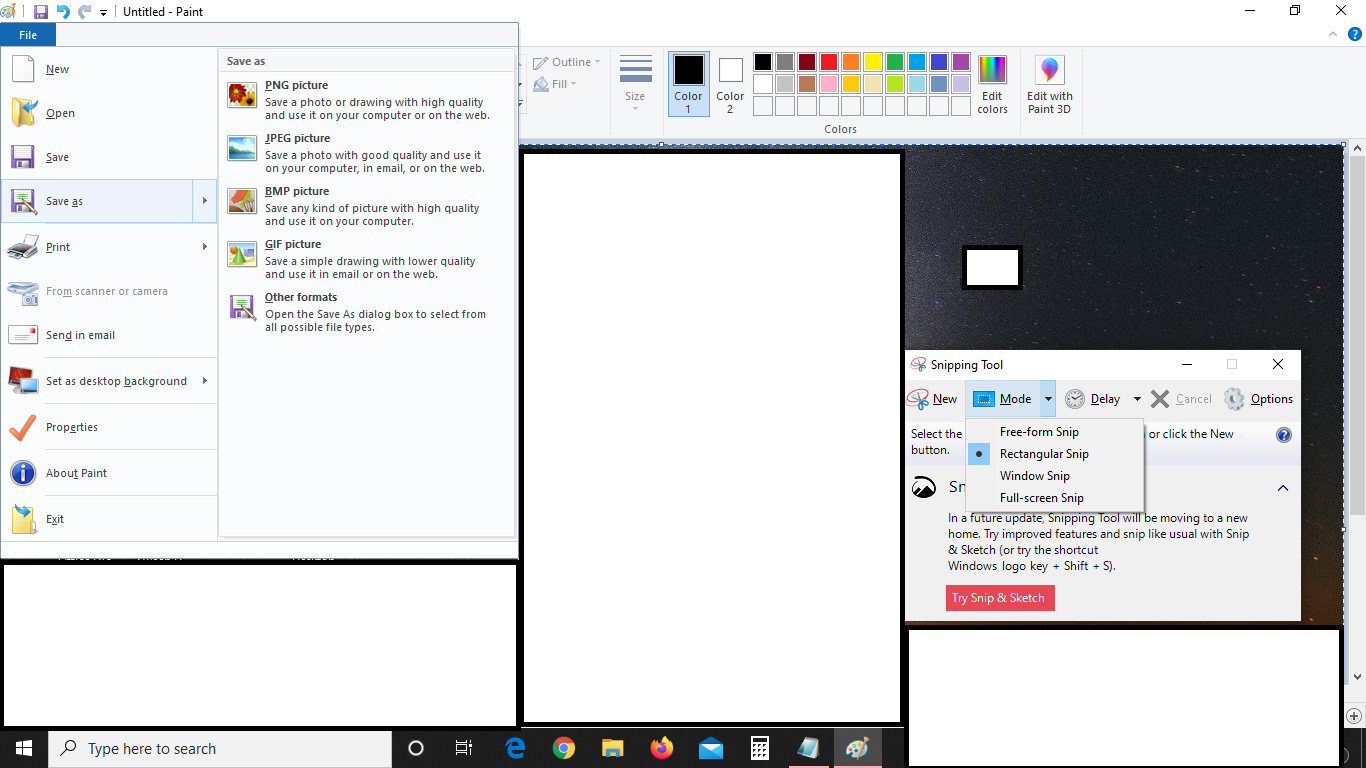 2 different way to take screenshot in Windows Personal Computer
