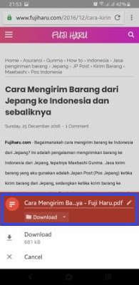 Cara menyimpan halaman web ke PDF