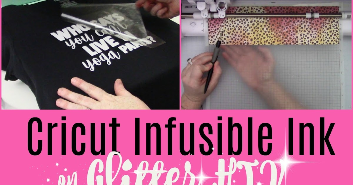 How to Press Cricut Infusible Ink on White Glitter HTV
