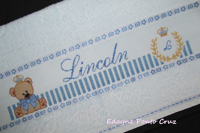 Toalha de banho Infantil Ursinho Príncipe